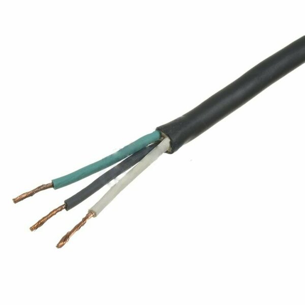 American Imaginations 2992.13 in. Cylindrical Black Outdoor Flexible Wire in 300V AI-37664
